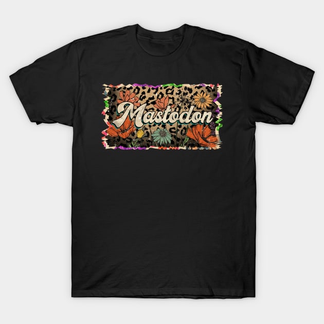 Mastodon Vintage Proud Name Personalized Birthday 70s 80s 90s Styles T-Shirt by Gorilla Animal